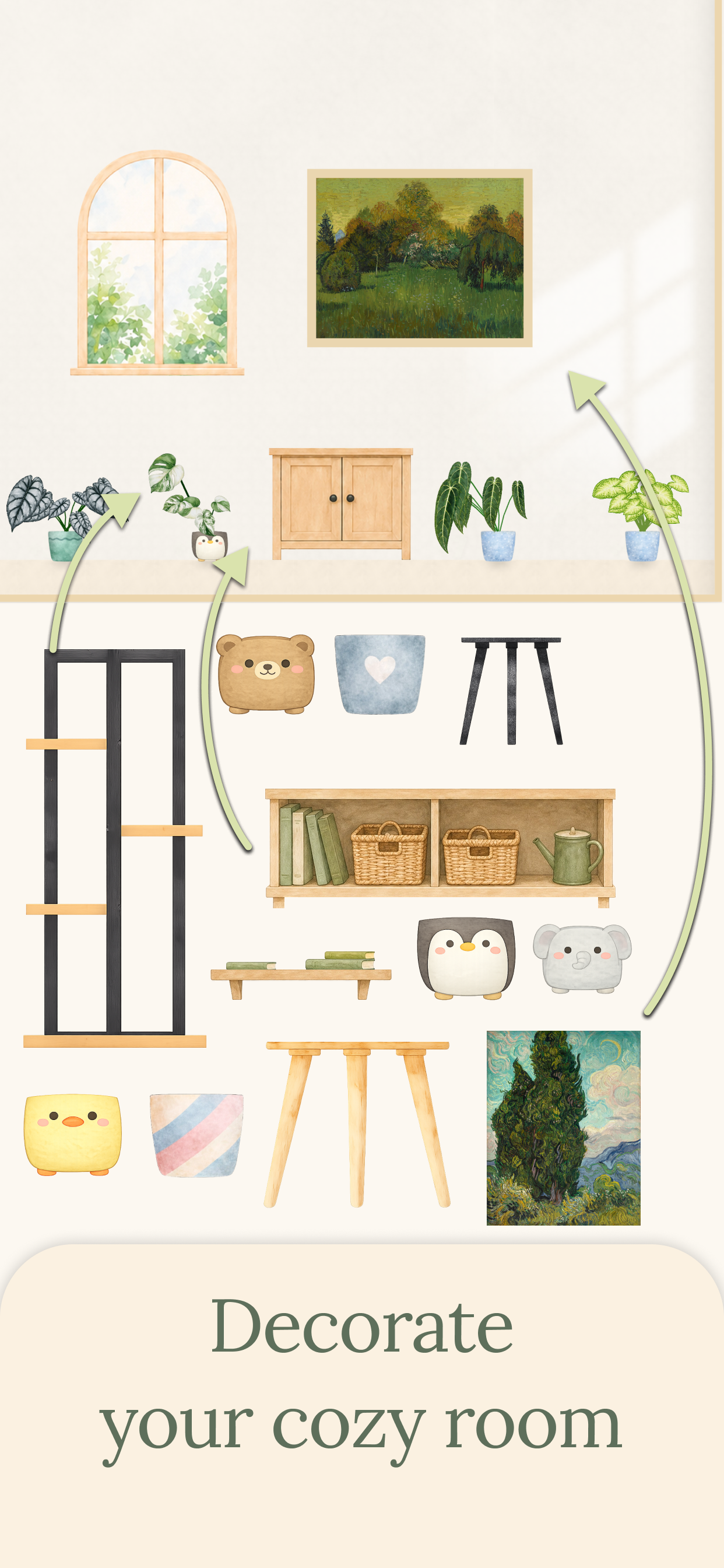 Decorate your cozy room